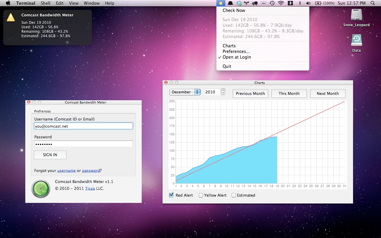 Bandwidth Meter App Mac